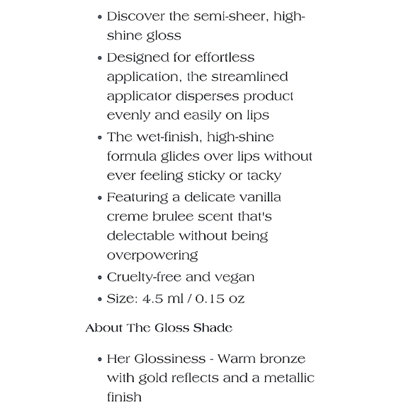 NIB🔥"Her Glossiness" 😍 The Gloss by Jeffree Star ❤️RARE - Picture 7 of 9